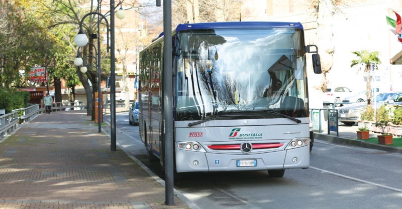 Servizio Extraurbano Bus Italia -  Amelia Mura - Stazione FS di Narni-Amelia - Stazione FS di Terni